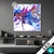 Led Glasbild Fluid Art Floral Quadrat Produktvorschau