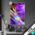 Led Glasbild Frau Im Neonlicht Hochformat Produktvorschau