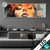 Led Glasbild Frau Mit Buntem Rauch Panorama Produktvorschau