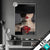 Led Glasbild Frau Mit Hut Rose Hochformat Produktvorschau