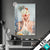 Led Glasbild Frauenportrait Mit Blumen Hochformat Produktvorschau