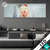 Led Glasbild Frauenportrait Mit Blumen Panorama Produktvorschau