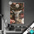 Led Glasbild Friedlicher Hirsch Und Blueten Hochformat Produktvorschau