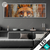 Led Glasbild Fuchs Grunge Stil Panorama Produktvorschau