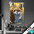 Led Glasbild Fuchs Im Blaetterwald Hochformat Produktvorschau