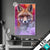 Led Glasbild Fuchs In Farbnebel Hochformat Produktvorschau