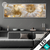 Led Glasbild Funkelnde Blumen In Gold Panorama Produktvorschau
