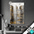Led Glasbild Goldene Skyline Vision Hochformat Produktvorschau