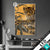 Led Glasbild Goldener Leopard Imposanter Jaeger Hochformat Produktvorschau