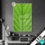 Led Glasbild Gruene Blattadern Hochformat Produktvorschau