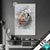 Led Glasbild Hirsch Grunge Stil Hochformat Produktvorschau