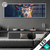 Led Glasbild Hirsch Im Leuchtenden Farbmix Panorama Produktvorschau