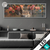 Led Glasbild Hirsch Mit Floralem Geweih Panorama Produktvorschau