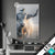 Led Glasbild Hochlandrind Bunter Vogel Hochformat Produktvorschau