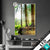 Led Glasbild Idyllischer Wald Bei Sonnenaufgang Hochformat Produktvorschau