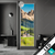 Led Glasbild Idyllisches Dorf In Den Bergen Schmal Produktvorschau