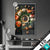 Led Glasbild Kaffee Inmitten Wunderschoener Blumen Hochformat Produktvorschau