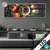 Led Glasbild Kaffee Inmitten Wunderschoener Blumen Panorama Produktvorschau