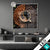 Led Glasbild Kaffee Mit Blattdekoration Quadrat Produktvorschau