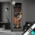 Led Glasbild Kaffee Mit Blattdekoration Schmal Produktvorschau