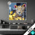 Led Glasbild Leopard Eleganz Trifft Farbe Quadrat Produktvorschau
