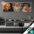 Led Glasbild Leopard Im Bluetenmeer Panorama Produktvorschau