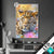 Led Glasbild Leopard In Bluehender Wildnis Hochformat Produktvorschau