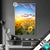 Led Glasbild Leuchtend Gelbe Sonnenblumen Am Abend Hochformat Produktvorschau