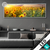 Led Glasbild Leuchtend Gelbe Sonnenblumen Am Abend Panorama Produktvorschau