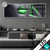 Led Glasbild Lippen Silber Gruen Panorama Produktvorschau