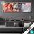 Led Glasbild Loewe Im Farbensturm Panorama Produktvorschau