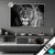 Led Glasbild Loewe Schwarzweiss Querformat Produktvorschau