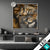 Led Glasbild Loewenportrait Kraft Und Eleganz Quadrat Produktvorschau