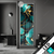 Led Glasbild Marmor Blueten In Tuerkis Gold Schmal Produktvorschau