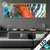 Led Glasbild Modernes Buntes Zebra Panorama Produktvorschau