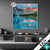 Led Glasbild Moraenensee Sonnenaufgang Quadrat Produktvorschau