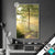 Led Glasbild Morgenspaziergang Im Nebeligem Wald Hochformat Produktvorschau