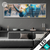 Led Glasbild Nashorn Farben Der Wildness Panorama Produktvorschau