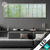 Led Glasbild Nebliger Birkenwald Panorama Produktvorschau