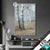 Led Glasbild Nebliger Morgen Im Birkenwald Hochformat Produktvorschau