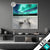 Led Glasbild Nordlichter Und Schlittenhunde Quadrat Produktvorschau