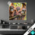 Led Glasbild Orang Utan Familie Im Regenwald Quadrat Produktvorschau