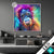 Led Glasbild Orang Utan In Regenbogenfarben Quadrat Produktvorschau