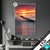 Led Glasbild Ostsee Sonnenuntergang Hochformat Produktvorschau