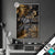 Led Glasbild Palmenblaetter Schwarz Gold Hochformat Produktvorschau