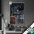 Led Glasbild Panther Farbexplosion Hochformat Produktvorschau