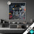 Led Glasbild Panther Farbexplosion Quadrat Produktvorschau