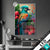 Led Glasbild Papagei Und Tropischer Hibiskus Hochformat Produktvorschau