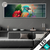 Led Glasbild Papagei Und Tropischer Hibiskus Panorama Produktvorschau