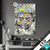 Led Glasbild Pop Art Buddha Kopf Hochformat Produktvorschau